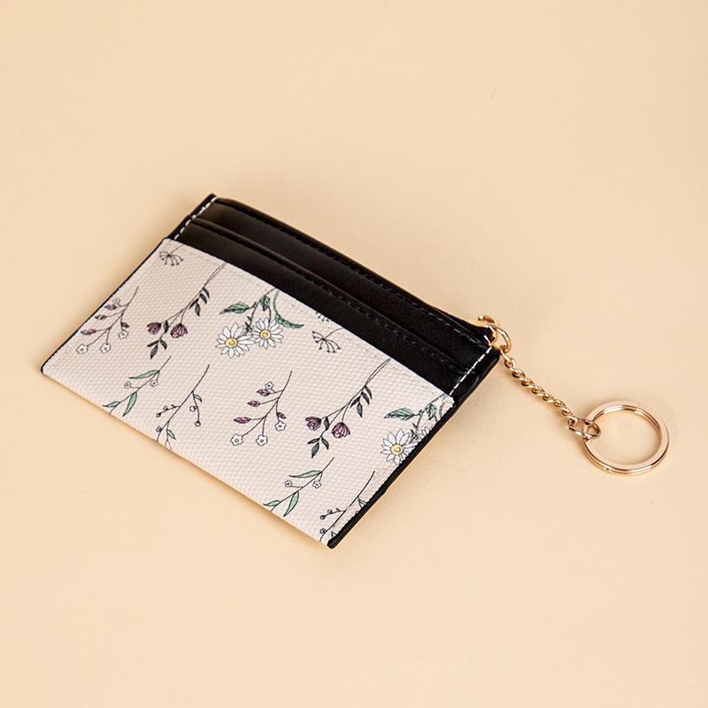 Zipper Women Coin Purse Genuine Leather Key Wallet Multifunction Zipper Lady Coin Wallet