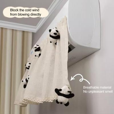 Yousheng 1Pc/1 Set Air Conditioner Wind Deflector Curtain Universal Air Conditioner Wind Diverter Deflector Anti-Direct Air Blowing Wind Wind