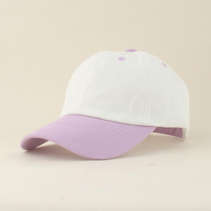 2026 Детская хлопковая бейсболка с цветовыми блоками, Ретро-шляпа с козырьком для защиты от солнца для мальчиков и девочек, Возраст 3-8 лет