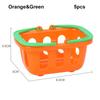 5pcs Multicolors Basket Toys Mini Shopping Hand Basket Model  Doll House