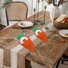 6 шт. Easter Carrot Utensils Pouches Идеально подходят для добавления веселья на праздничные собрания и улучшения обеденного опыта