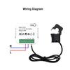 WiFi Energy Monitor Single Phase Smart Electricity Meter with Clamp Power Consumption Monitor 100‑240VAC