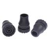 2pcs Black Crutch Cane Bottom Pads Anti-Skid Trekking Pole Bottom Cover  Hiking