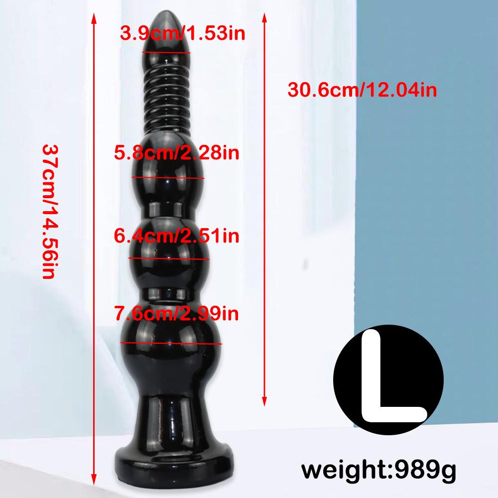 Анальные бусы-пробка трех размеров - Уличная SM-игрушка для стимуляции ануса