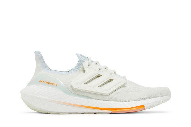 Men's Sneakers adidas Ultra Boost 22 White Blue Tint Orange White Tint/White Tint/Blue Tint