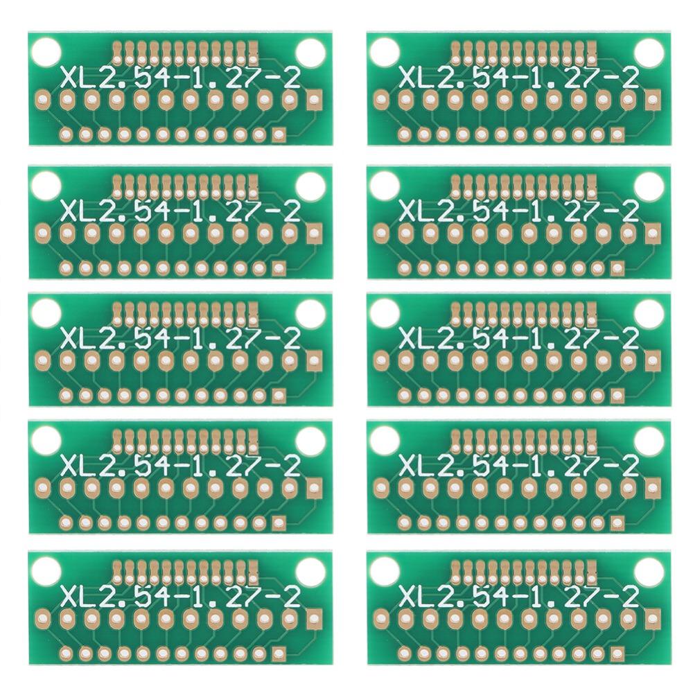 10pcs Connector 1.27MM 2.0MM 2.54MM Adapter Board 3 Row Transfer Board for Wireless Modules Wireless Module Transfer