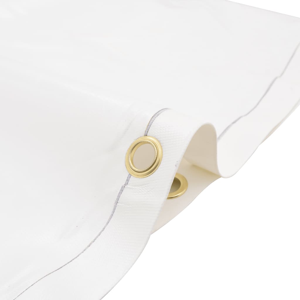 White Cover Sheet 1 x 2.5 m 650 g m²