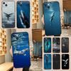 Чехол для телефона 'Океанская китовая акула и волны' для iPhone 17 Pro Max 14 13 12 11 15 16 Pro Max mini 16 15 Plus 16e 17 Air