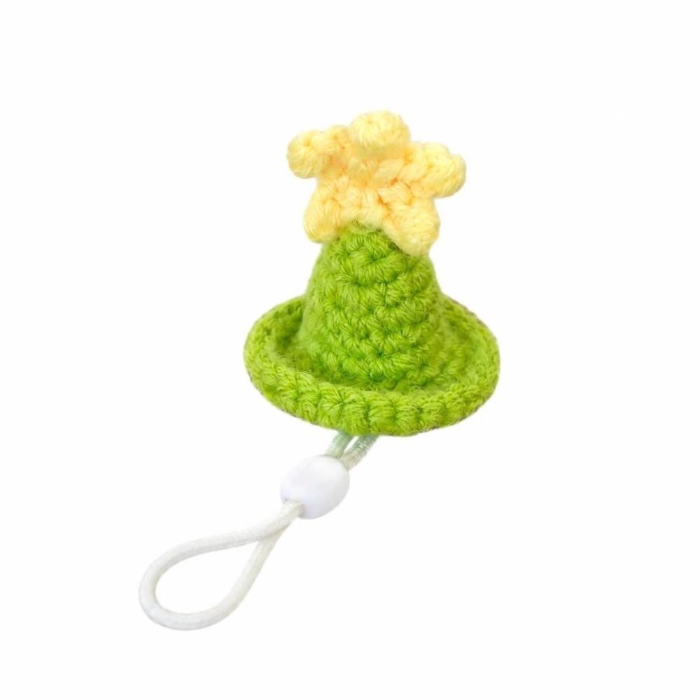 Adjustable Small Animal Hat Soft Pet Hat Cute Handmade Knitted Hat Hamster Guinea Pig Parrot