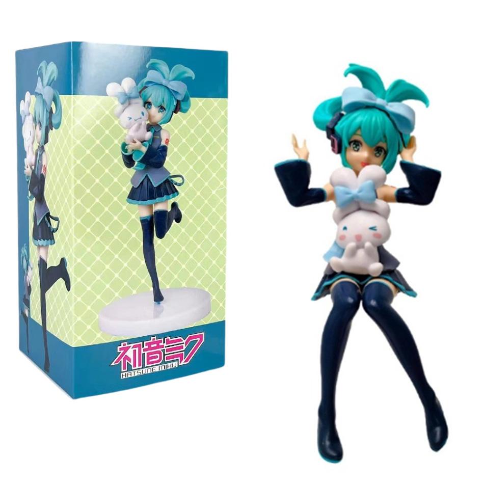 Cinnamoroll Piapro Characters Hatsune Miku Girls Toy Anime Adult Figure Game Action Collectible Model Doll PVC Poseable Articulated Scale Detailed