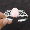 Pink Opal Gemstone Cuff Bracelet Adjustable Bangle 925 Sterling Silver Bangle Handmade Cuff Brand New Bracelet Silver Jewelry Wedding Gifts