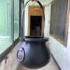 2Pcs Halloween Candy Bucket Large Witch Cauldron Black Plastic Kettle Halloween Pot Snack Container for Party Favors Cosplay Events