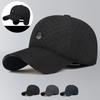 Autumn Winter Men's Baseball Cap Warm Rhombus Cap Outdoor Ear Protection Coldproof Cap