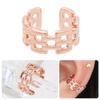 [Onm] Onm 14Kgp Unique Bold Rose Gold Ring Bracelet Ear Cuff (S9593999)