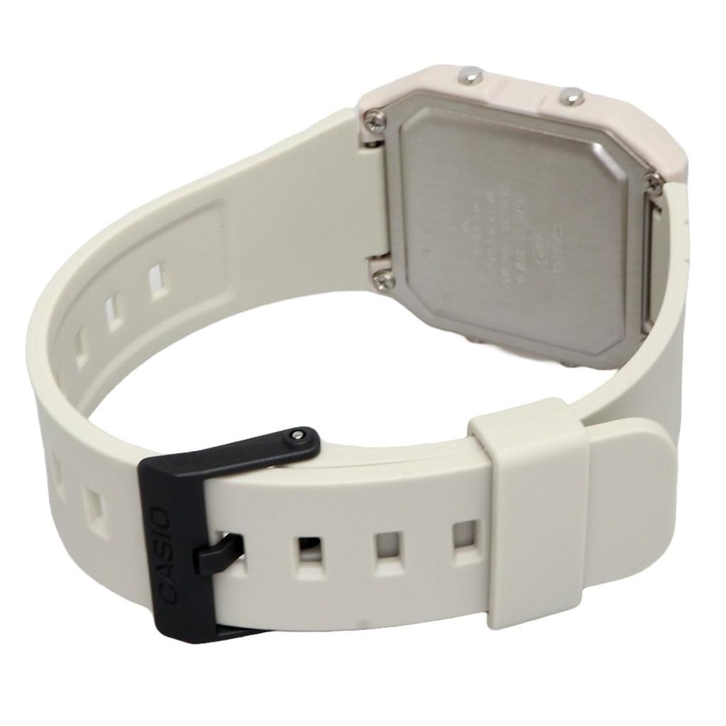 CASIO World Time Digital Unisex Watch LF-30W-8A Bio-based Plastic Band ivory overseas model