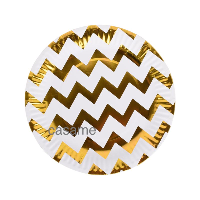 10 шт. в 1 партии. Наборы одноразовой посуды в розовую синюю полоску и горошек. Бумажные стаканчики, тарелки, трубочки, вилки. Одноразовые наборы. Украшения для свадьбы, дня рождения и вечеринки.