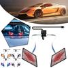Светодиодный экран для глаз автомобиля и мотоцикла, модификация фар, управление багажом, автомобиль, интересные аксессуары для приложений, синий I8I9
