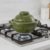 with Lid Double-Handled Casserole Pot Pottery Stew Soup Pot Durable Porridge Pot  Dormitory