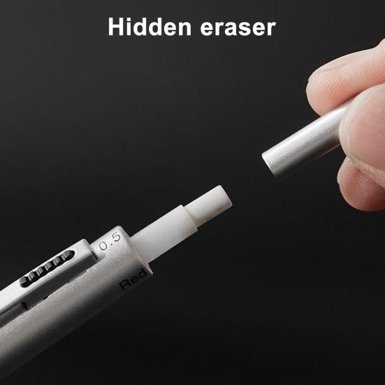 Автоматическая ручка-сенсор Многоцветная шариковая ручка Ручка для гладкого письма Сменные стержни Металлическая ручка для подписи