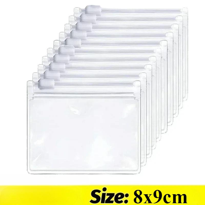 50/20/10/5 шт. Мини прозрачные пакеты для таблеток, дорожные мешочки для украшений со скользящей застежкой, самозаклеивающиеся водонепроницаемые пакеты для хранения