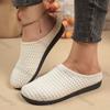 Модные женские повседневные сандалии 2025 Лето Мода Полые Дышащие Туфли-сетка Fly Weave Легкие Удобные Уличные Полушлепанцы