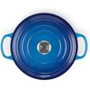 Cast Iron Roaster Le Creuset Signature Round 22 Cm Azure 3.3 L (21177222202430)