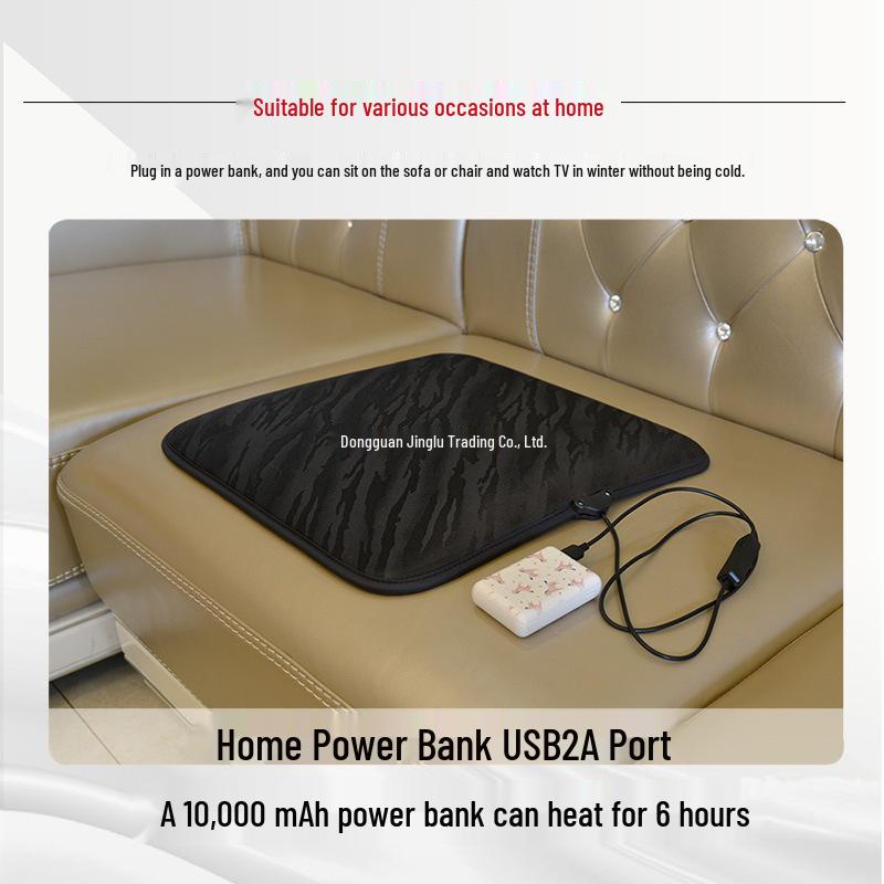 X005 Универсальная USB подушка с подогревом для автомобильного, диванного или офисного кресла - Электрический зимний обогреватель