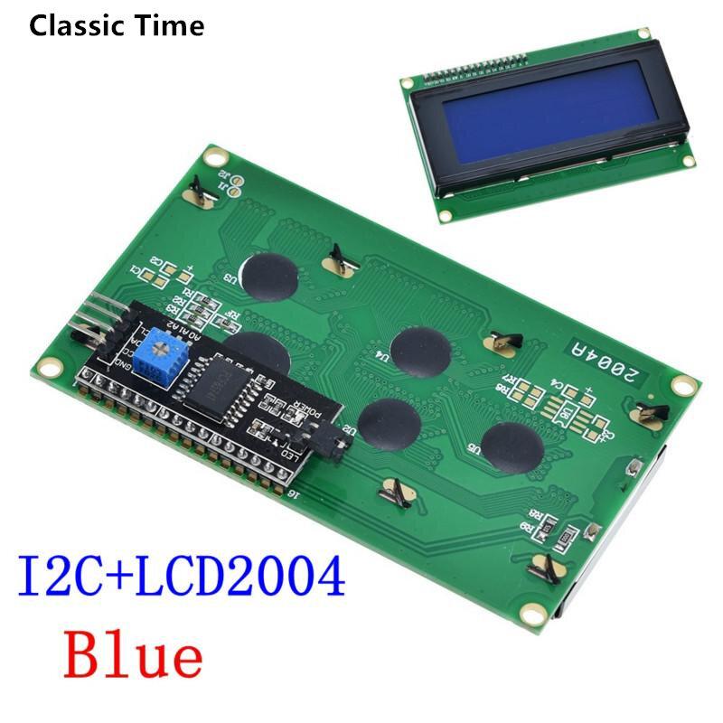 Lcd2004i2c 2004a 2004 Bluegreen 20x4 Screen Hd44780 Character Lcd W Iici2c Serial Interface Adapter Module