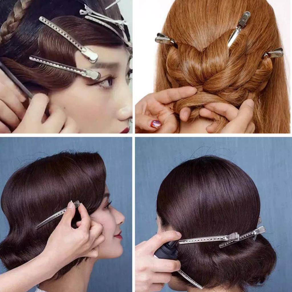 20 шт. Женские заколки-бабочки однотонные, с сильной фиксацией, универсальные, для волос, аксессуар для прически своими руками, FC