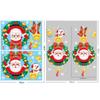 Snowman Christmas Sticker Santa Claus Xmas Decal New Window Sticker  Home Decor