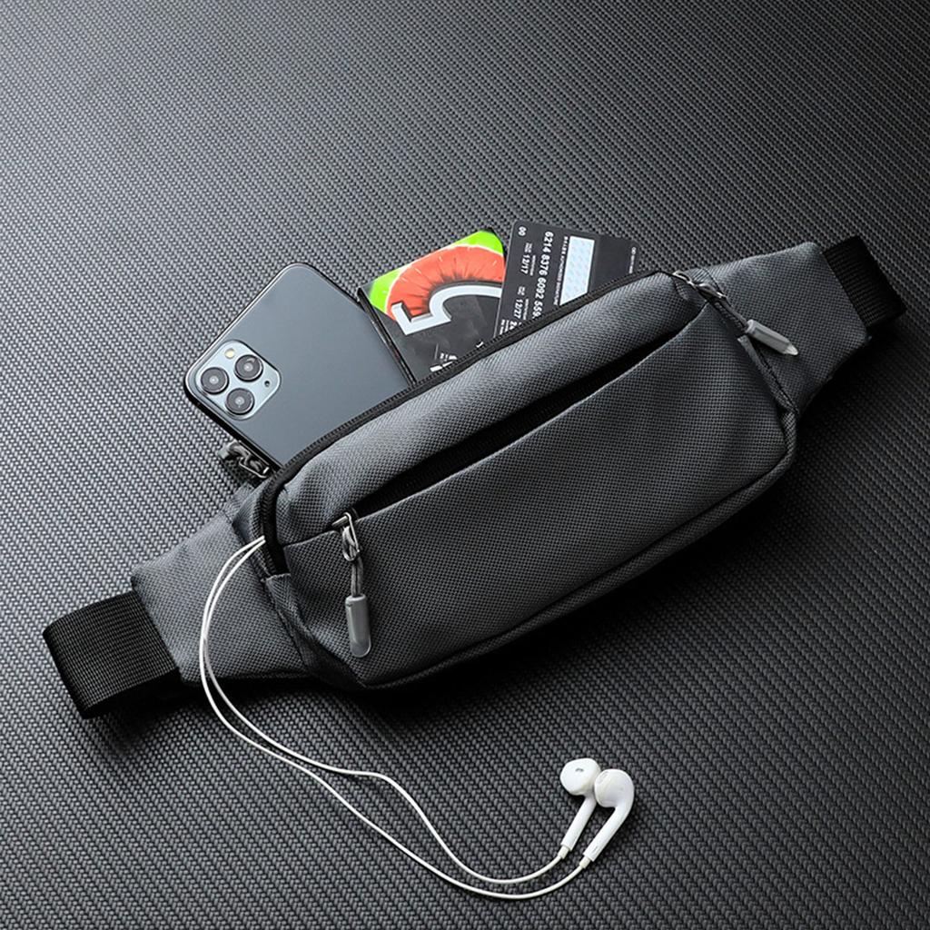 Large Capacity Waist Bags with Adjustable Strap Unisex Shoulder Bags Phone Pouch for Outdoor Travel Hiking Women and Men