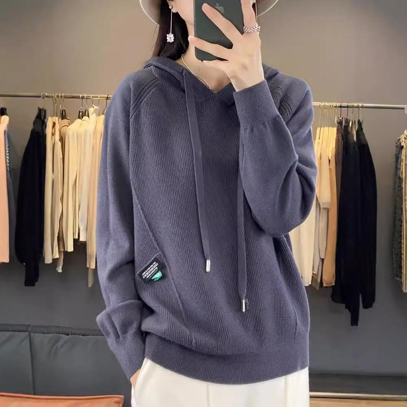 Autumn New Hooded Sweater Women's Pullover Hoodie Casual Fashion Sweater Jacket Bottoming Shirt