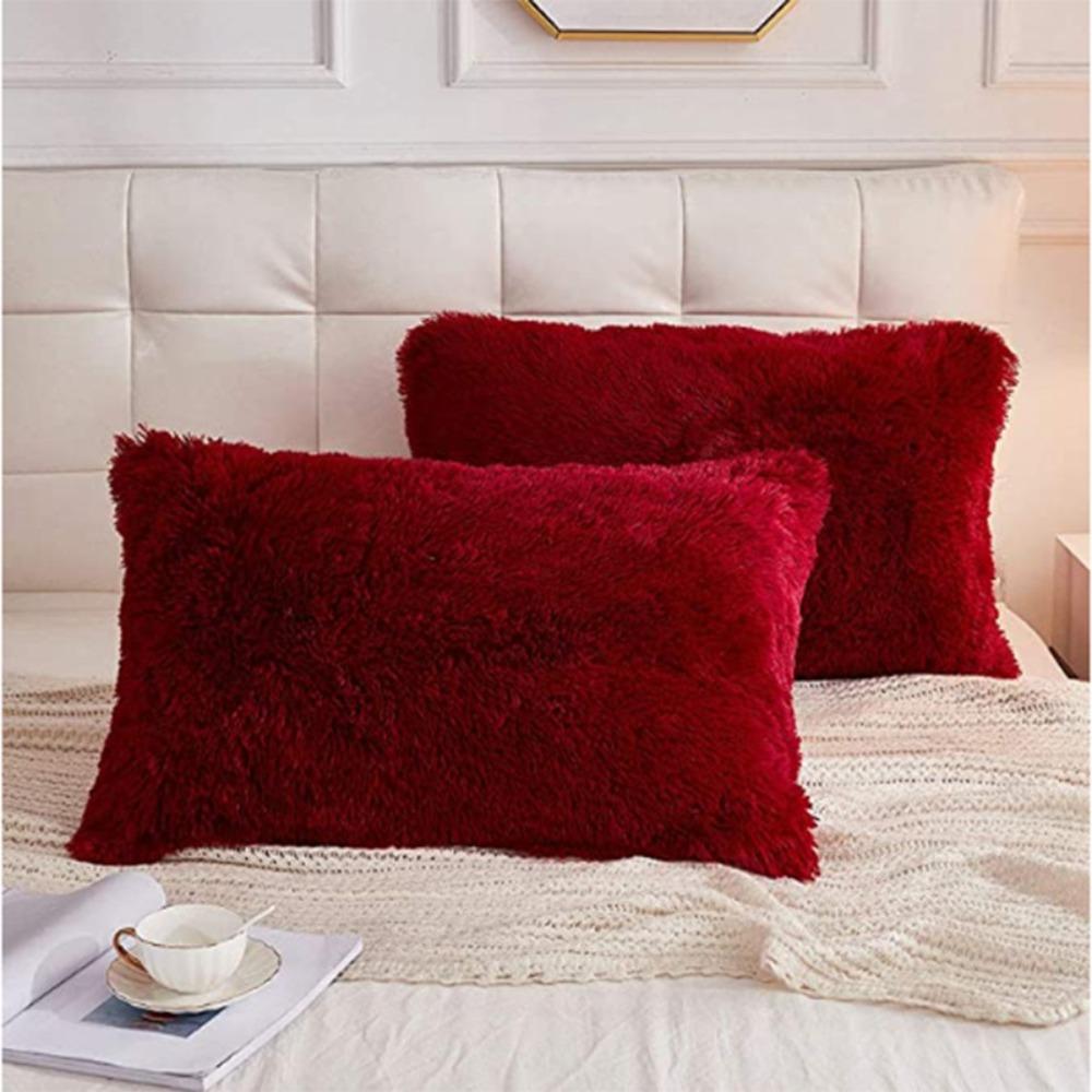 Rectangular Shape Crystal Plush Pillow Plush Mink Plush Pillow Nordic Pillowcase Living Room