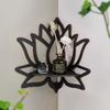 Hanging Corner Decorative Rack Hollow Wall Display Shelf Gift Lotus Floating Wall Shelf Crystal