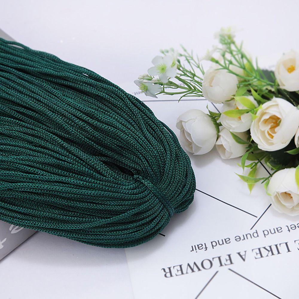 Textured 200M 3mm DIY Macrame Rope Hand-Woven Hat Bag Shoe Doll Nylon Cord Hollow Line Handicrafts Thread