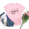 Футболка Хулиган Милый K-pop Графическая футболка Гангстерская Унисекс Футболки с коротким рукавом Футболка для концерта Мультяшный персонаж Эстетичный Подарок для фанатов