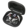 OHM AudioComm Bluetooth Wireless Bone Air No Ear Black OHM Electric Earphones, Conduction, Conduction, Ear-Hook, Blocking, Built-in Microphone,