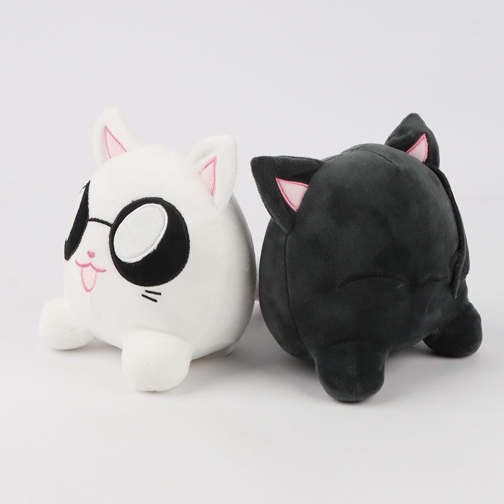 Kaisen Jujutsu Black White Cat Plush Toy Anime Stuffed Doll Gift Decoration