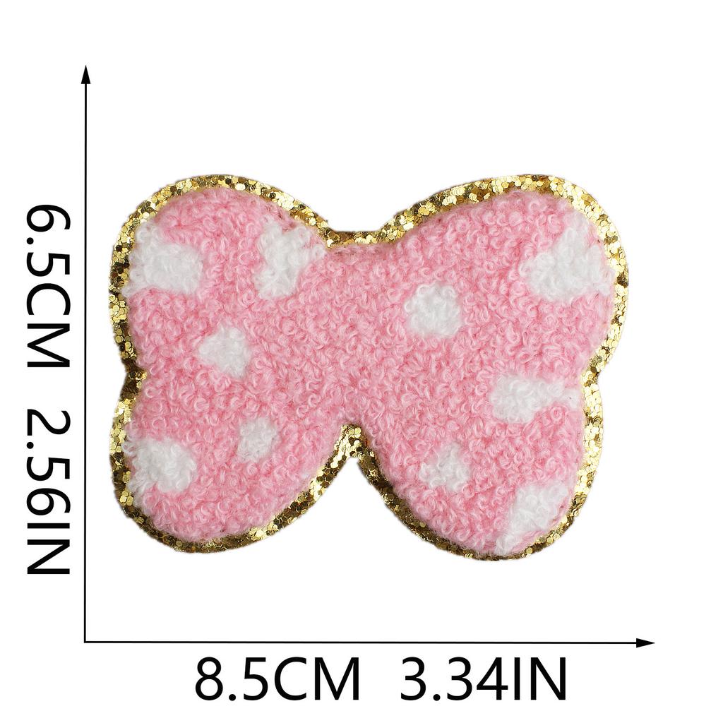 White Towel Embroidery English Letter Embroidery Cloth Sticker Bag Patch Sticker Clothes Chapter Boy Computer Embroidery Label Embroidery Sticker