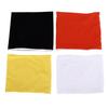 4pcs Winter Neck Gaiter Orange White Yellow Black Colors Fleece Cotton Neck Scarves for Children
