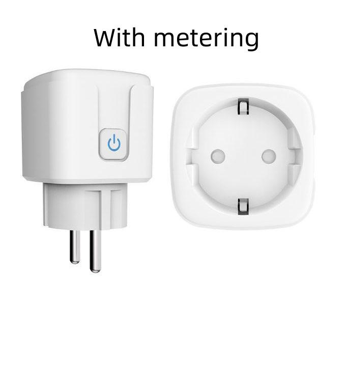 Защита от перегрузки Tuya EU WiFi type-M Умная розетка 16A Приложение Дистанционное управление Голосовое управление HUB Бесплатная умная розетка