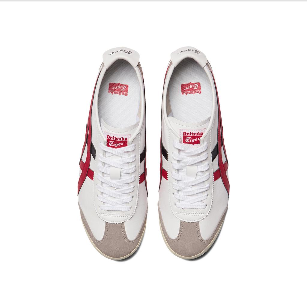 ONITSUKA TIGER Кроссовки Mexico 66 Белые Классические Красные Унисекс 1183C102_105