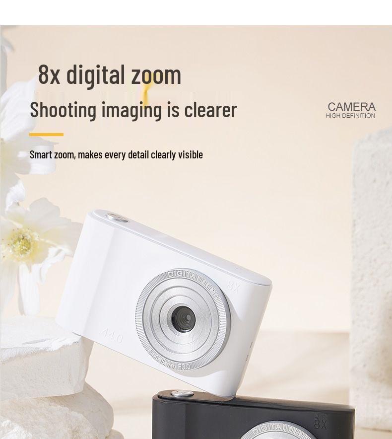 Retro HD Dual-Camera: Cute & Portable Digital Camera for Students and Travelers