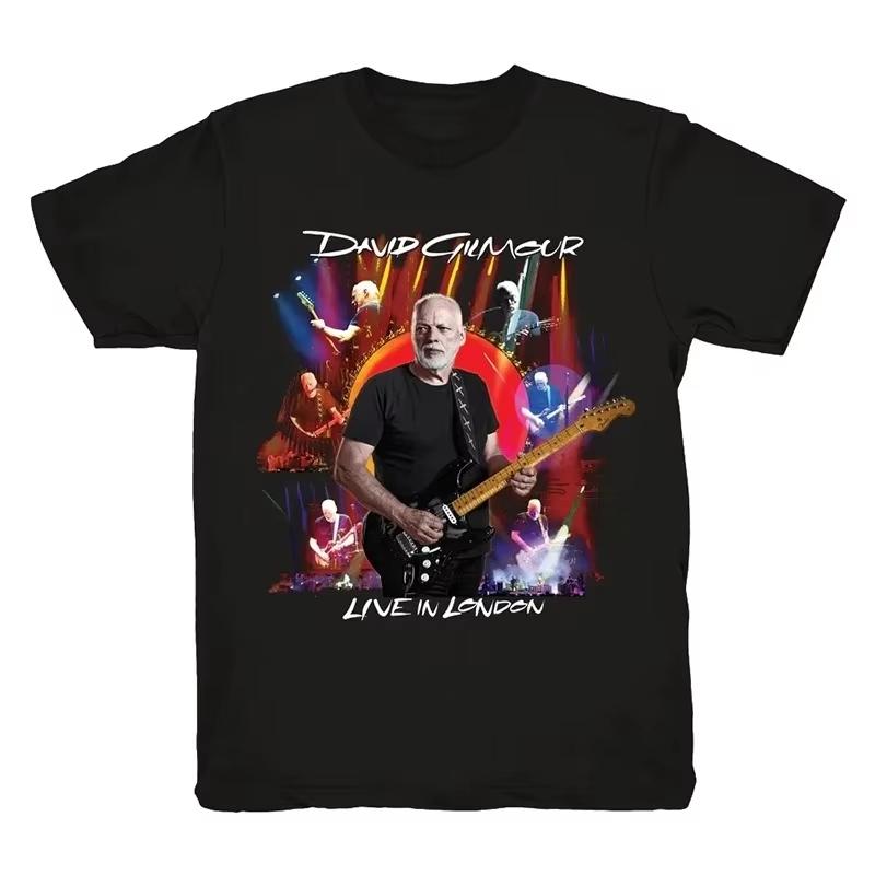 Men and women Harajuku streetwear hiphop fashion cotton top summer new Tshirt David Gilmour poster printed Tshirt