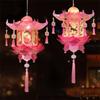 Glowing DIY Craft Material Kit PVC Handheld Lantern Mid-Autumn Festival Lantern  Home Decor