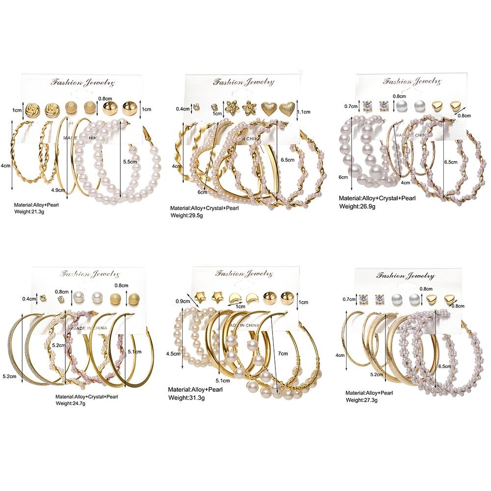 iF ME Модный комплект жемчужных серег, женские роскошные серьги-гвоздики с бабочкой и сердцем, золотые серьги-гвоздики из смолы, серьги-кольца, ювелирные аксессуары