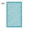 Silk Screen Stencils for Polymer Clay 29 Styles Silk Screen Printing Tool for Polymer Clay Stamp Embosser Earring Jewelry Making