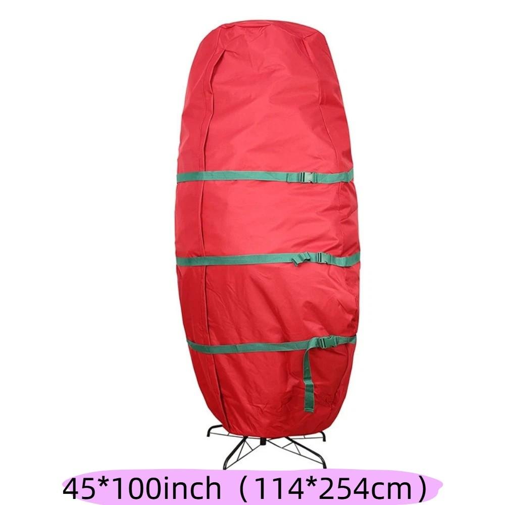 Waterproof Christmas Tree Storage Bag Heavy Duty Dustproof Christmas Tree Cover Smooth Zipper Oxford Cloth