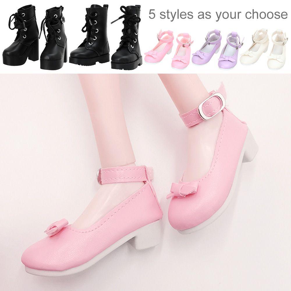 Fashion 7.8CM Doll Wearing 1/3 60cm Doll Boots Differents Color Fabric Shoes Play House Accessories