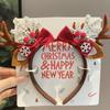 Christmas Elk Antler Headband - Festive Forest-Style Photo Prop for Adults
